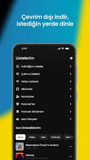 Скриншот 7 — fizy – Музыка & видео