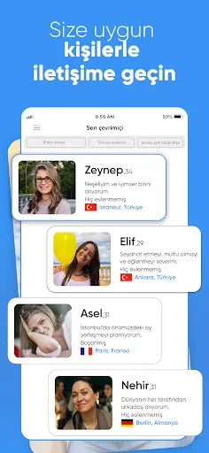 Скриншот 2 — 99Türkiye - Chat, Sohbet