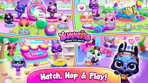 Скриншот 3 — Bunnsies - Happy Pet World
