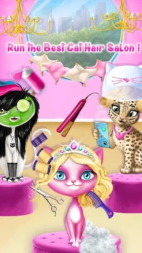 Скриншот 3 — Cat Hair Salon Birthday Party