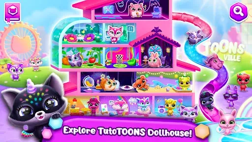 Скриншот 1 — TutoFlips - Pet Doll House