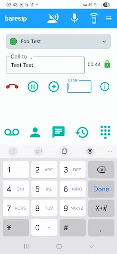Скриншот 2 — baresip