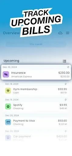 Скриншот 2 — NEKO: Budget & Bill Tracker