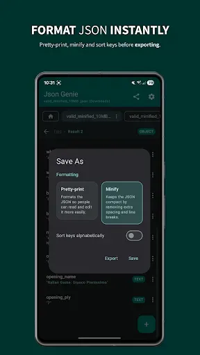 Скриншот 5 — Json Genie PREMIUM-JSON Editor