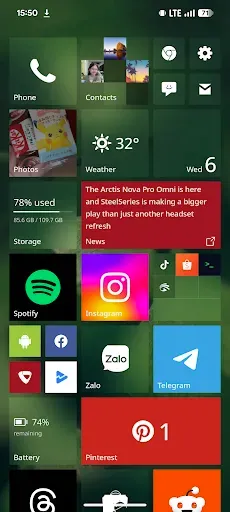 Скриншот 3 — METROV Launcher