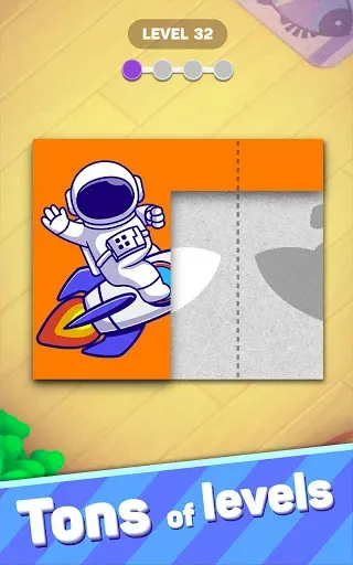 Скриншот 3 — Paper Fold Puzzle - Fold It