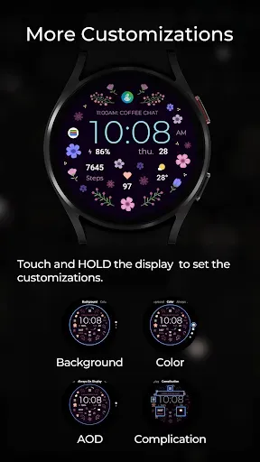 Скриншот 6 — TVV Spring Digital Watch Face