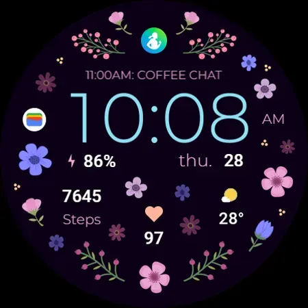 Скриншот 8 — TVV Spring Digital Watch Face