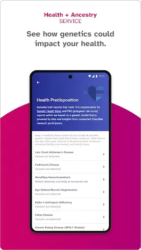 Скриншот 3 — 23andMe - DNA Testing