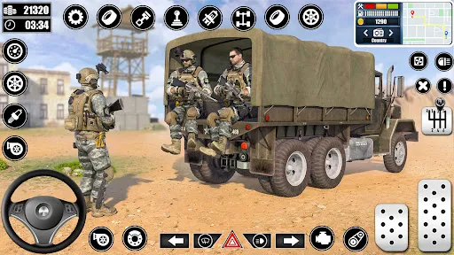 Скриншот 1 — Army Truck Driver: Truck Games
