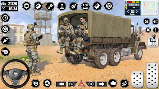 Скриншот 5 — Army Truck Driver: Truck Games