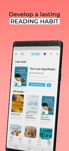 Скриншот 1 — Bookly - Book Tracker Library