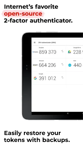 Скриншот 7 — 2FA Authenticator (2FAS)