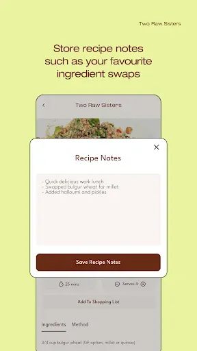 Скриншот 8 — Two Raw Sisters Recipes