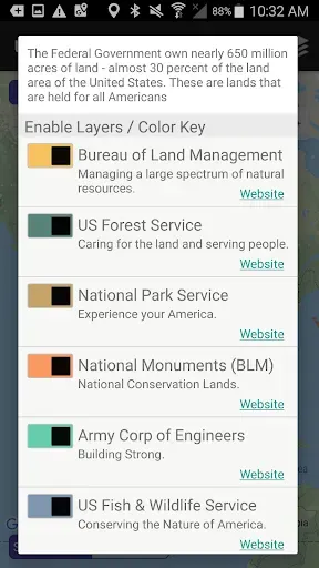 Скриншот 2 — US Public Lands