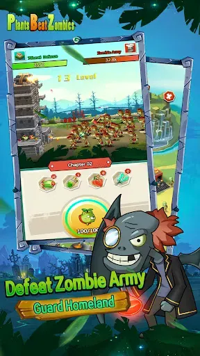 Скриншот 1 — Plants Beat Zombies