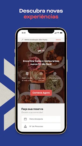 Скриншот 1 — Get In - Restaurantes e Bares