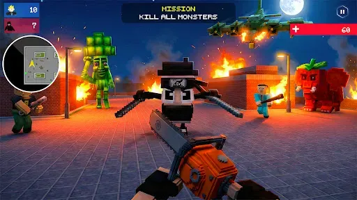 Скриншот 3 — Blocky Hunters: FPS Survival