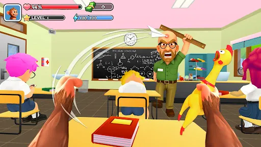 Скриншот 7 — Monkey Student: School Prank