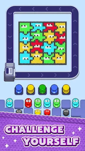 Скриншот 2 — Knitzy Flow: Color Puzzle