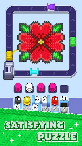 Скриншот 3 — Knitzy Flow: Color Puzzle