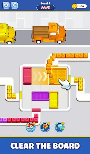 Скриншот 1 — Block Sort: Jam Color Escape