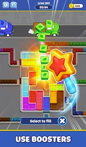 Скриншот 3 — Block Sort: Jam Color Escape