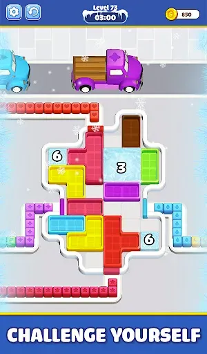Скриншот 4 — Block Sort: Jam Color Escape