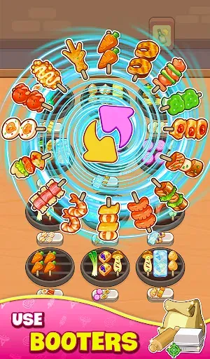 Скриншот 5 — BBQ Skewer Sort: Food Lover