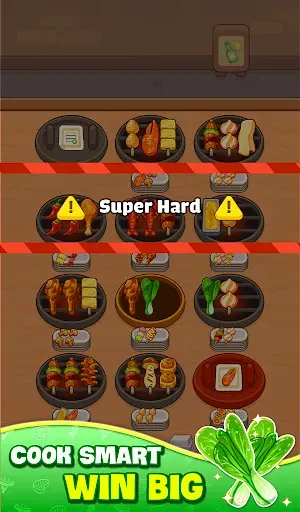 Скриншот 7 — BBQ Skewer Sort: Food Lover