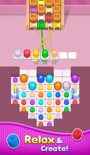 Скриншот 2 — Knit Sort: Thread Puzzle