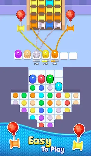 Скриншот 3 — Knit Sort: Thread Puzzle