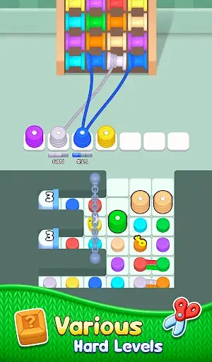 Скриншот 5 — Knit Sort: Thread Puzzle