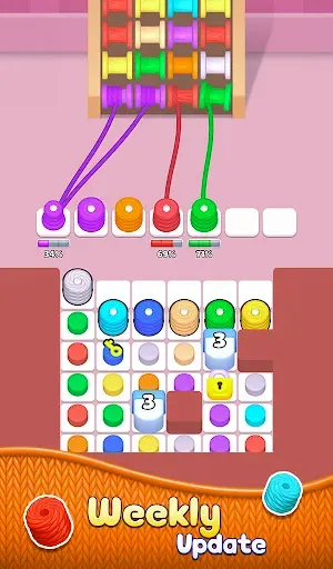 Скриншот 6 — Knit Sort: Thread Puzzle