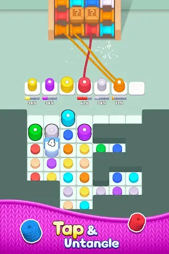 Скриншот 7 — Knit Sort: Thread Puzzle