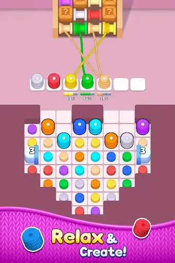 Скриншот 8 — Knit Sort: Thread Puzzle