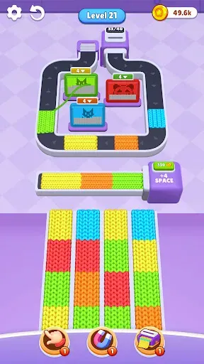 Скриншот 2 — Wool Puzzle: Loop Factory