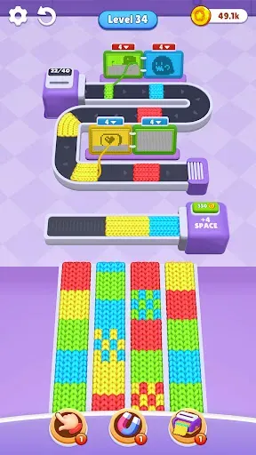 Скриншот 5 — Wool Puzzle: Loop Factory