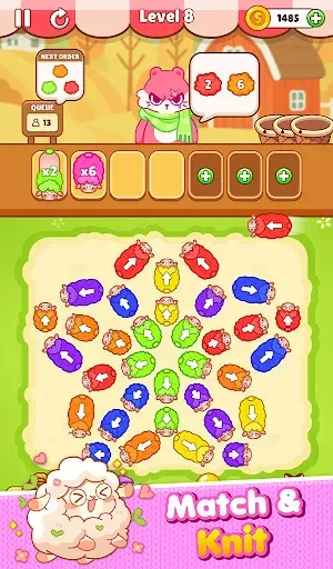 Скриншот 2 — Sheep Away: Color Knit Out