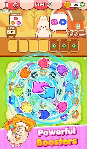 Скриншот 4 — Sheep Away: Color Knit Out