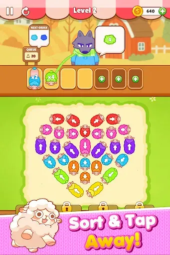 Скриншот 8 — Sheep Away: Color Knit Out