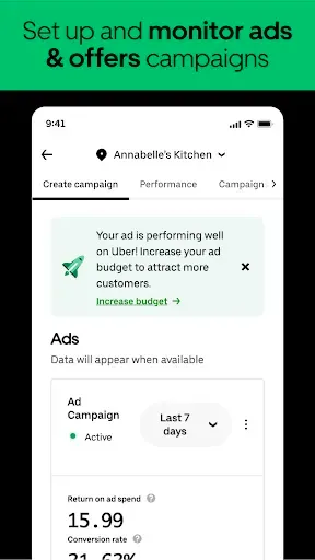 Скриншот 3 — Uber Eats Manager