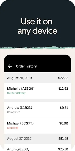 Скриншот 4 — Uber Eats для ресторанов