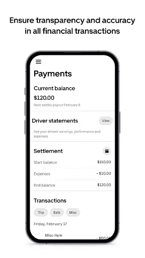 Скриншот 6 — Uber Fleet