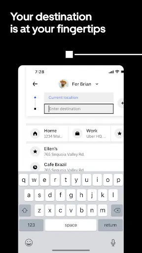 Скриншот 2 — Uber Lite