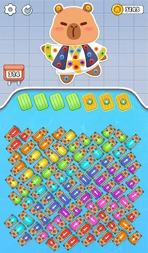 Скриншот 3 — Capybara Mania: Sorting Puzzle