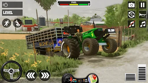Скриншот 2 — Indian Tractor Farming Game 3D