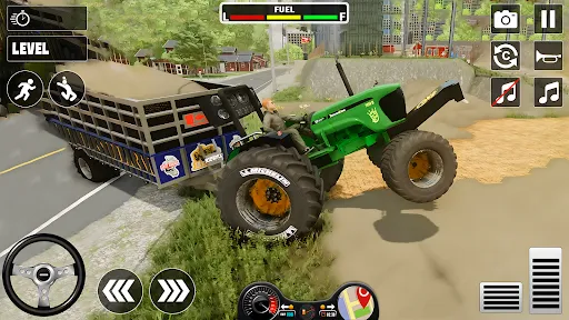 Скриншот 3 — Indian Tractor Farming Game 3D