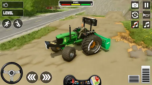 Скриншот 4 — Indian Tractor Farming Game 3D