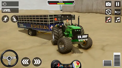Скриншот 5 — Indian Tractor Farming Game 3D